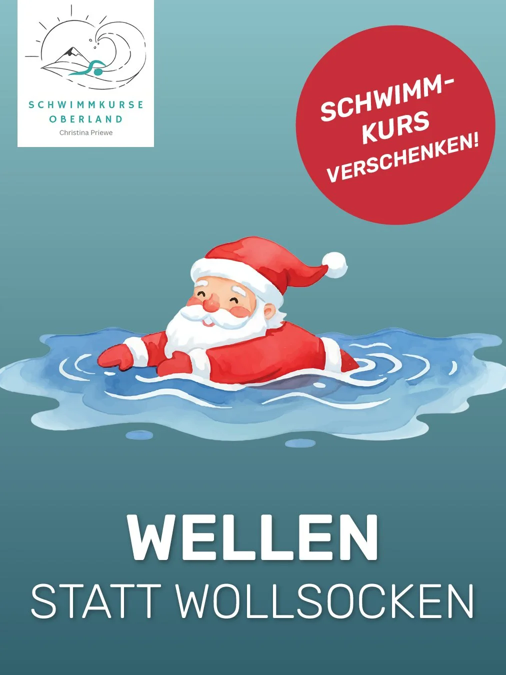 Schwimmkurs als Weihnachtsgeschenk